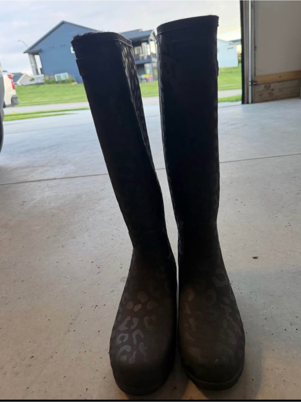 Hunter original tall rain boot 8